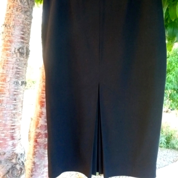 Annette Gortz Pencilcut - Belt.Virgin Wool black shirt size38 M.Made in Germany - Picture 2 of 12